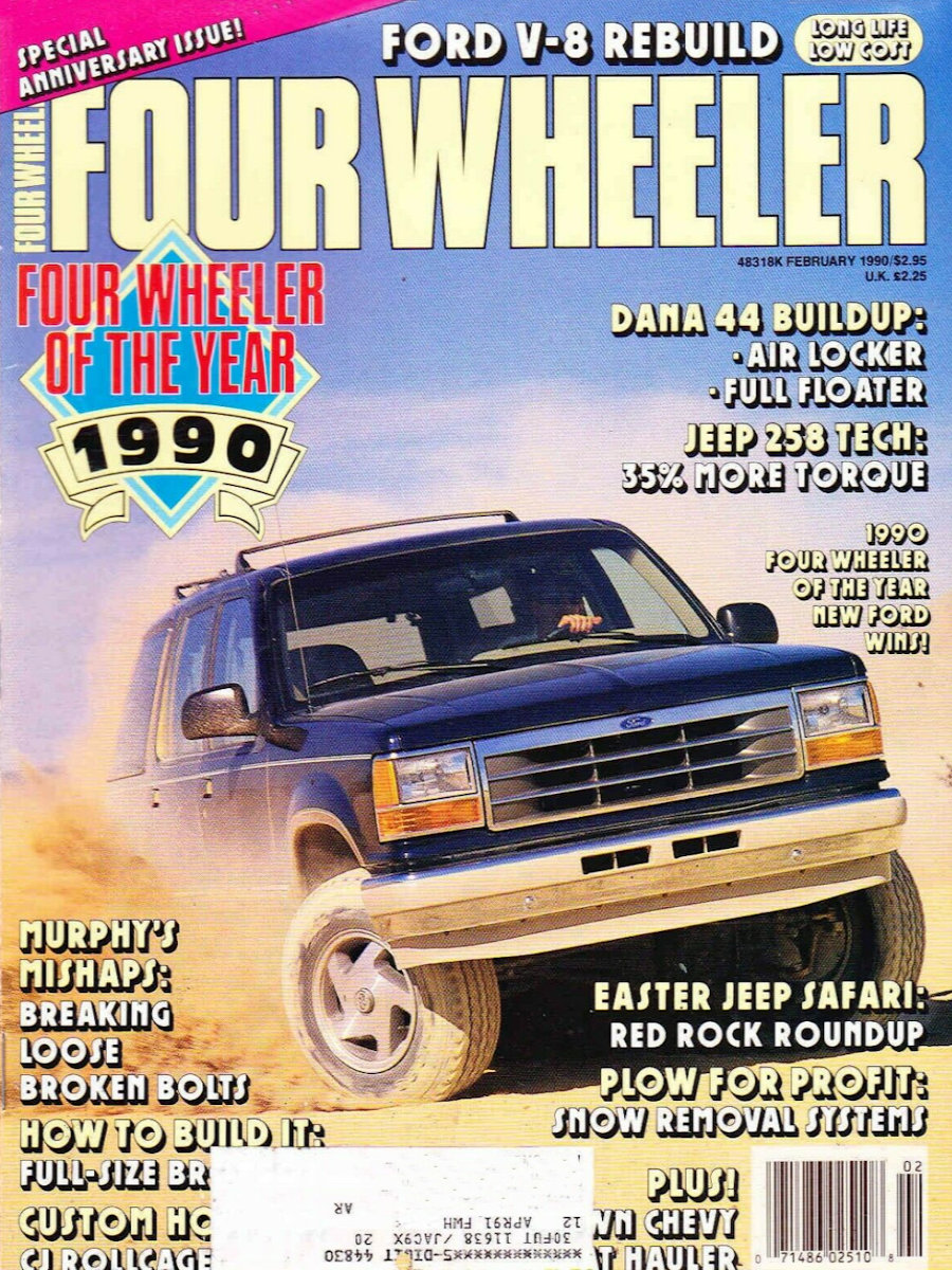 Four Wheeler February 1990 