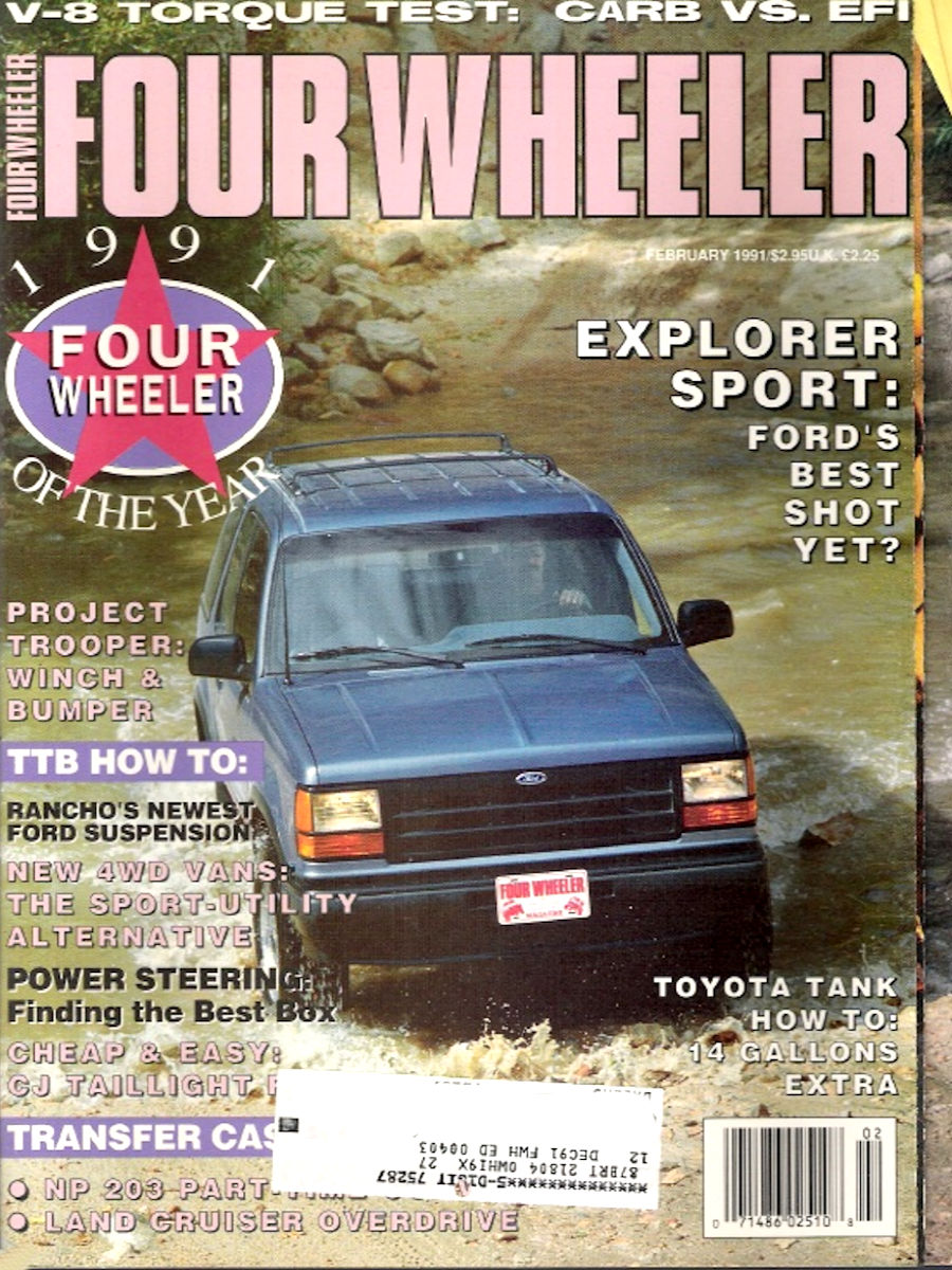 Four Wheeler February 1991 