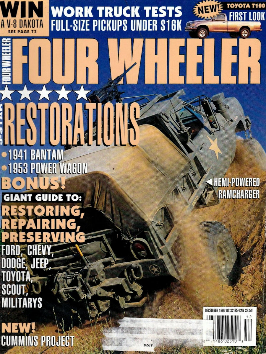 Four Wheeler December 1992 