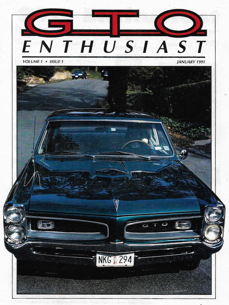 GTO Enthusiast Jan January 1991