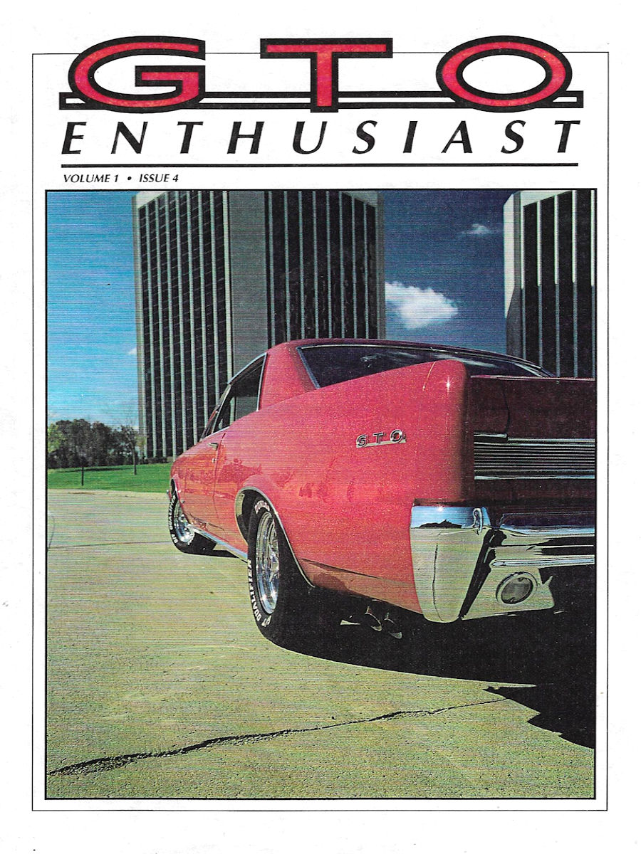GTO Enthusiast Vol 1 No 4 1991