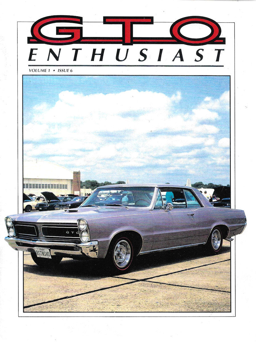 GTO Enthusiast Vol 1 No 6 1991