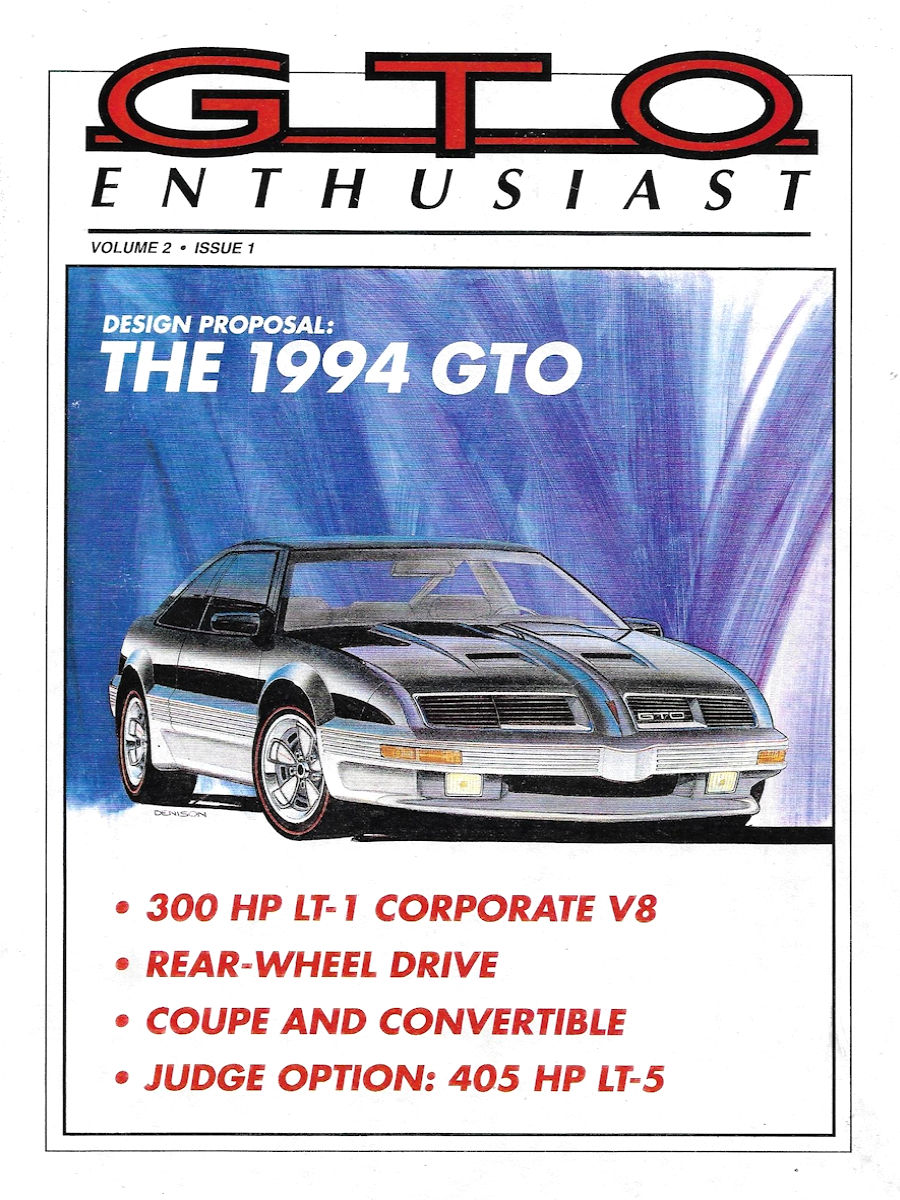 GTO Enthusiast 1992 Vol 2 No 1