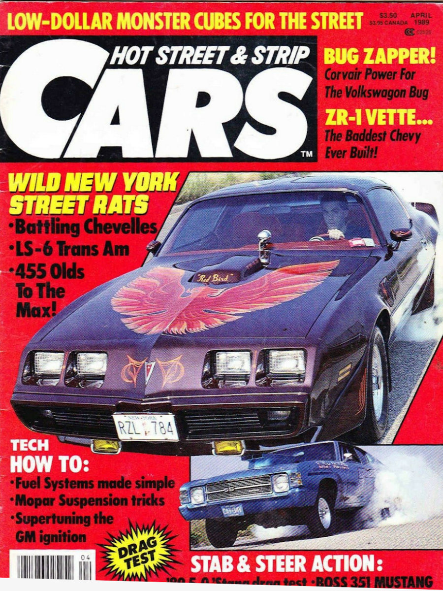 Apr April 1989 Hot Street & Strip Cars