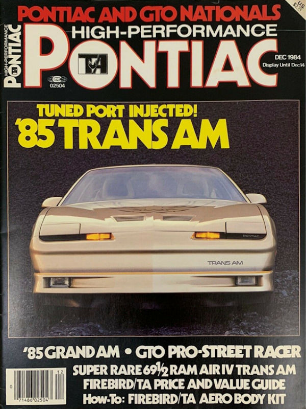 High Performance Pontiac Dec December 1984