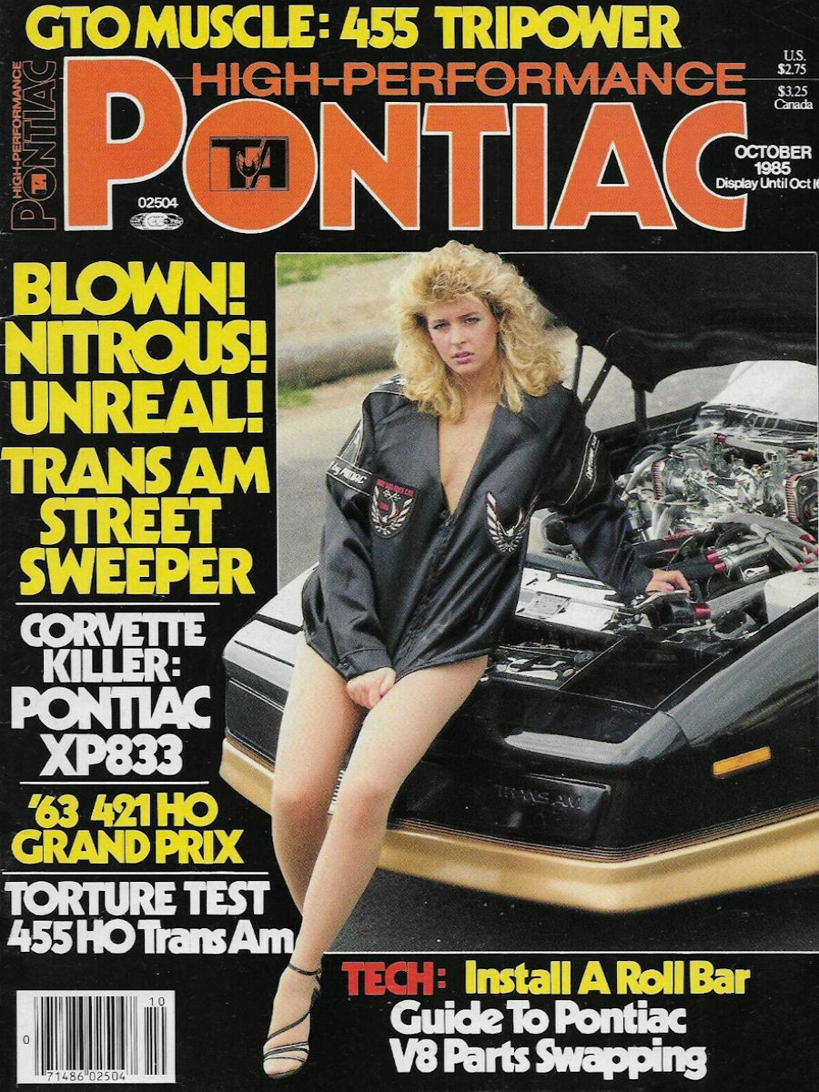 High Performance Pontiac Oct October 1985