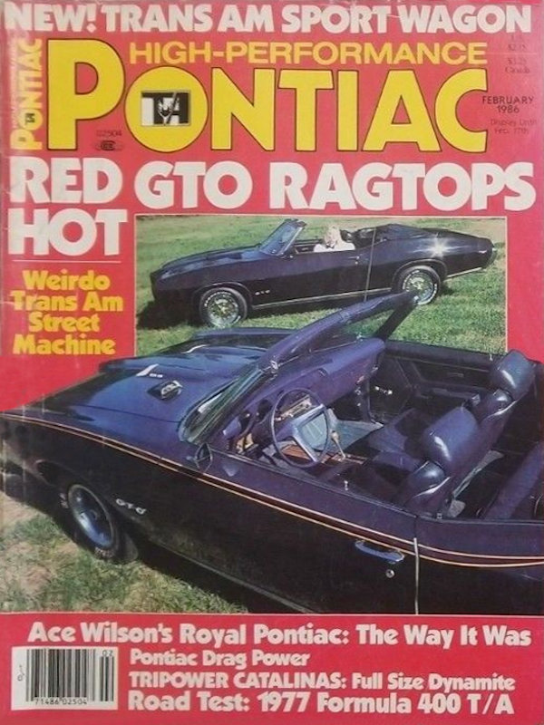 High Performance Pontiac Feb February 1986