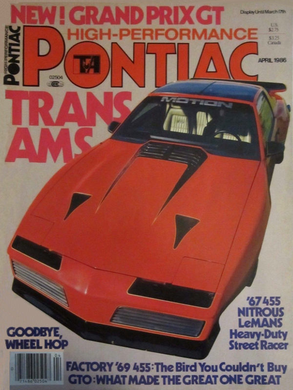 High Performance Pontiac Apr April 1986