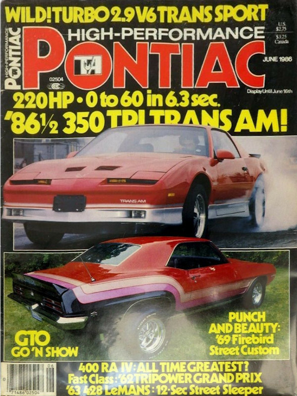 High Performance Pontiac June 1986