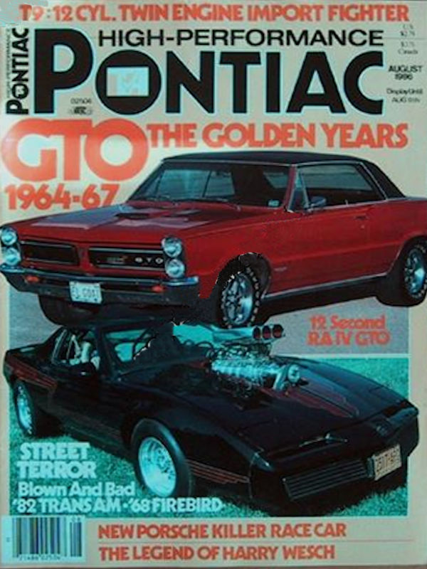 High Performance Pontiac Aug August 1986