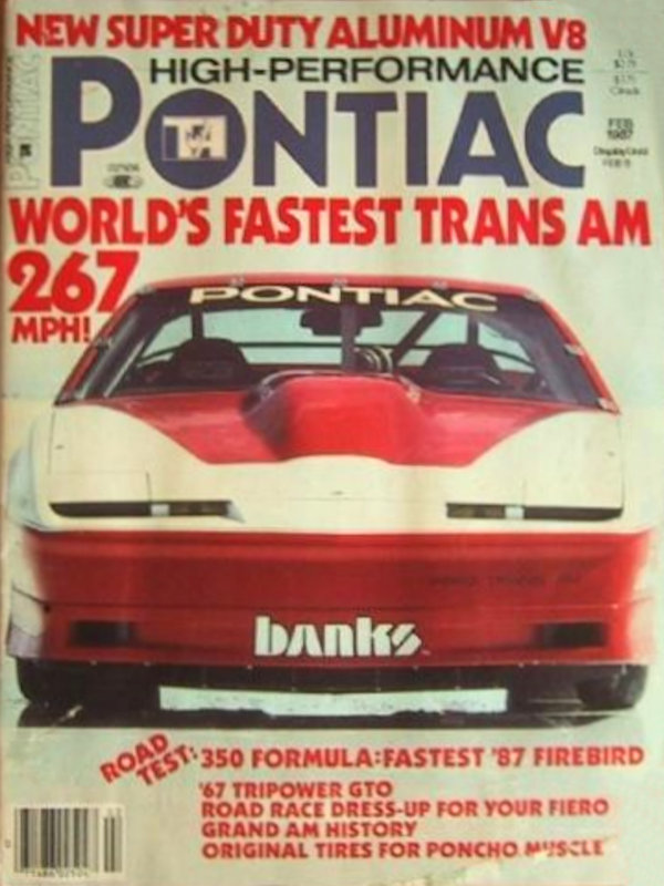 High Performance Pontiac Feb February 1987