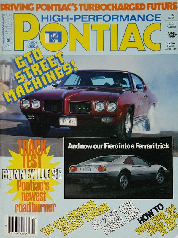 High Performance Pontiac Apr April 1987