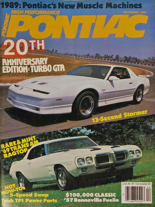 High Performance Pontiac Dec December 1988