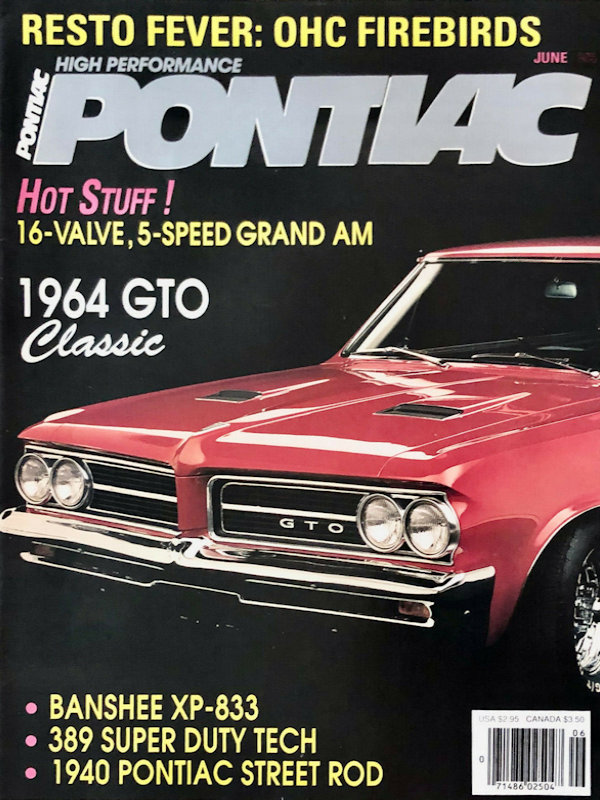 High Performance Pontiac June 1989