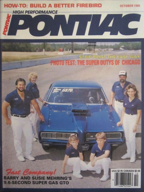 High Performance Pontiac Oct October 1989