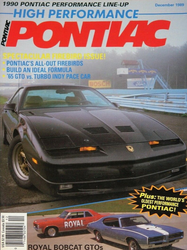 High Performance Pontiac Dec December 1989