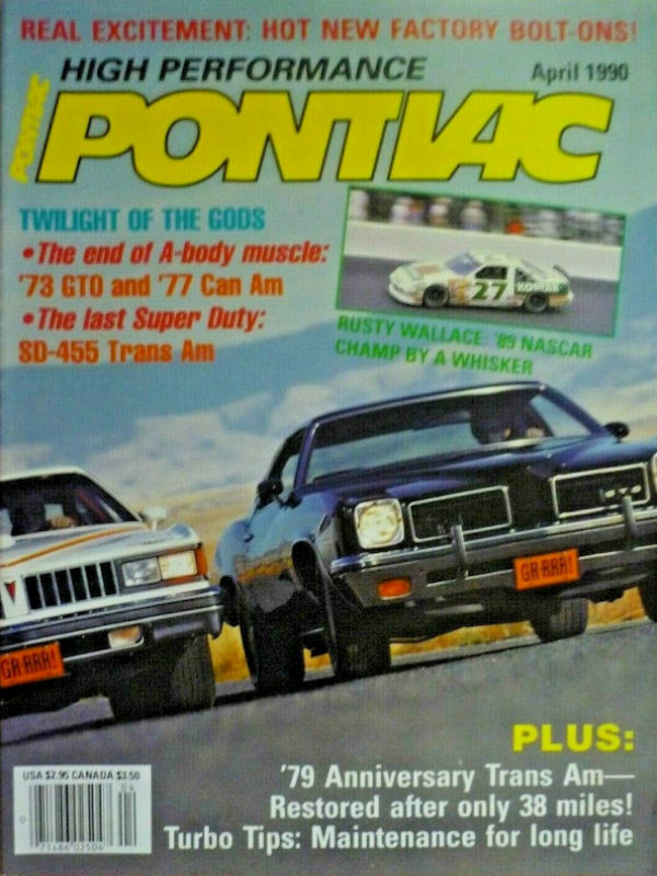 High Performance Pontiac Apr April 1990