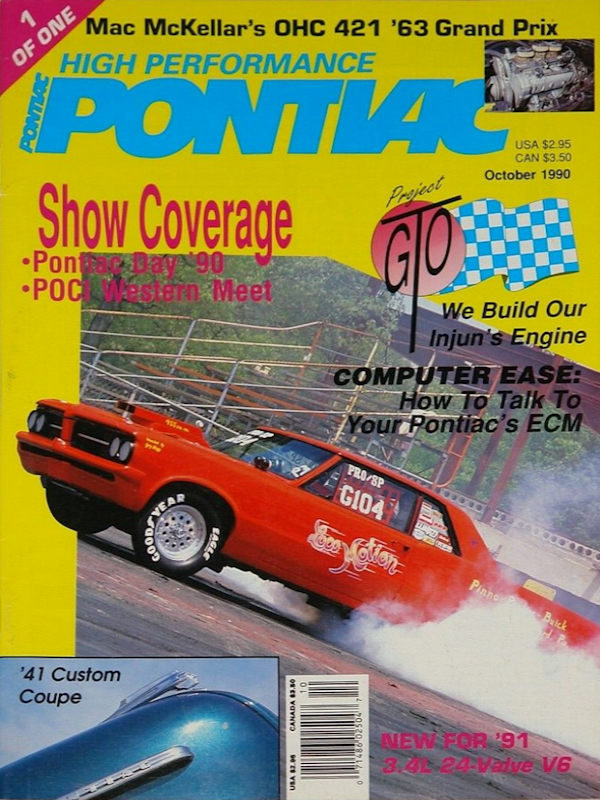 High Performance Pontiac Oct October 1990
