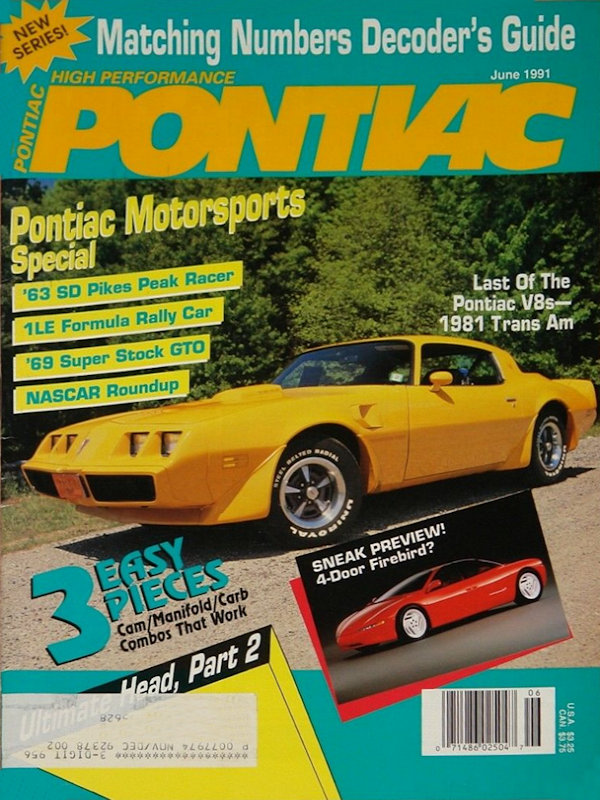 High Performance Pontiac June 1991