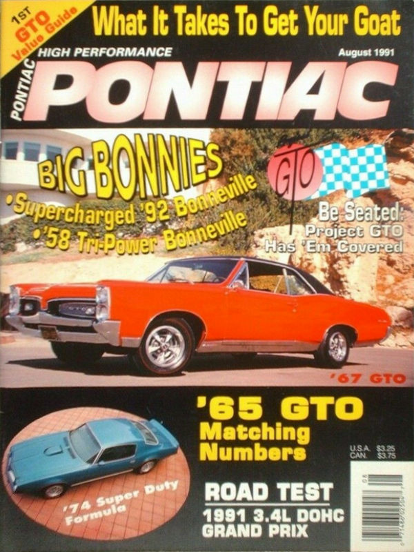 High Performance Pontiac Aug August 1991
