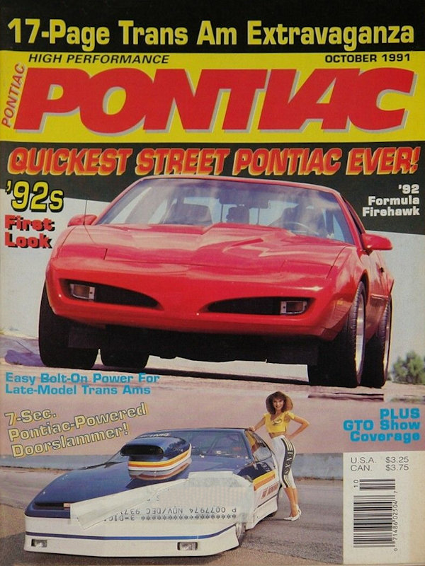 High Performance Pontiac Oct October 1991