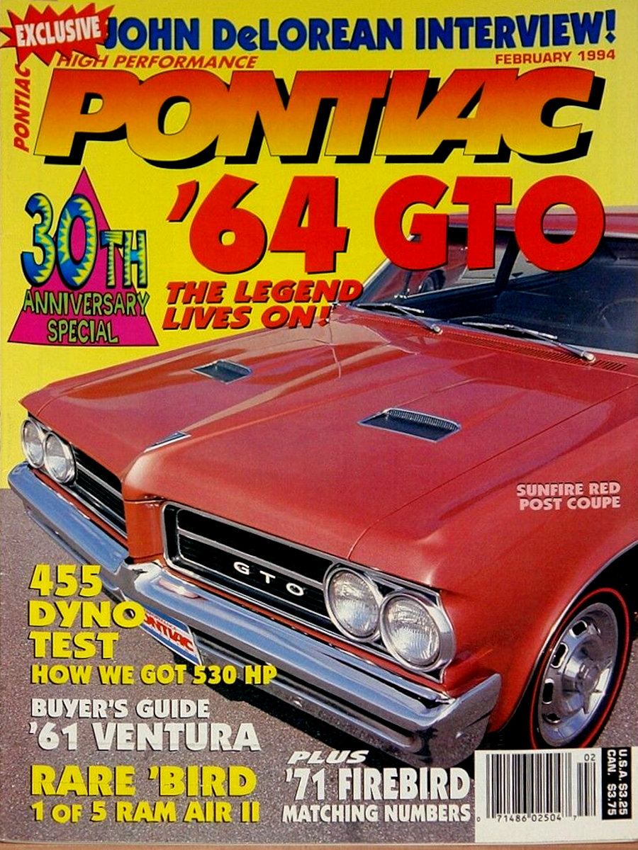 High Performance Pontiac Feb February 1994