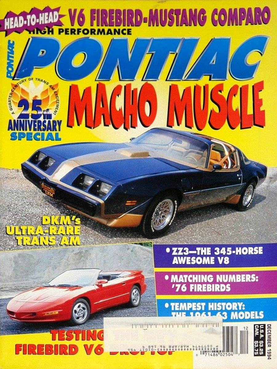 High Performance Pontiac Dec December 1994