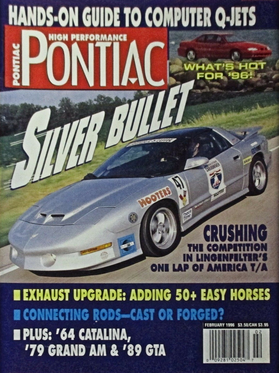 High Performance Pontiac Feb February 1996