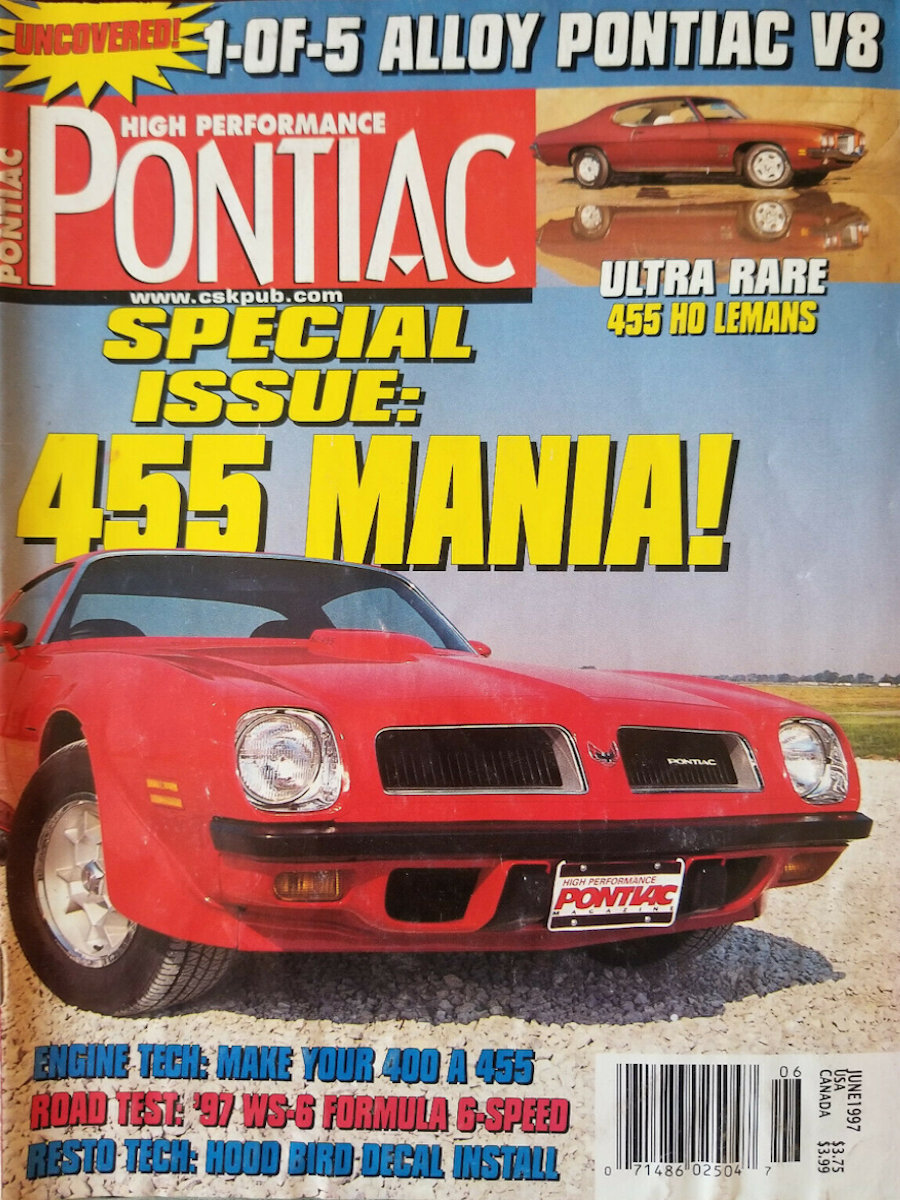 High Performance Pontiac Jun June 1997