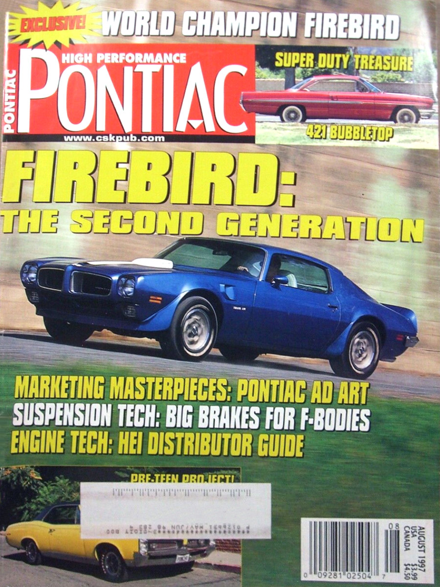 High Performance Pontiac Aug August 1997
