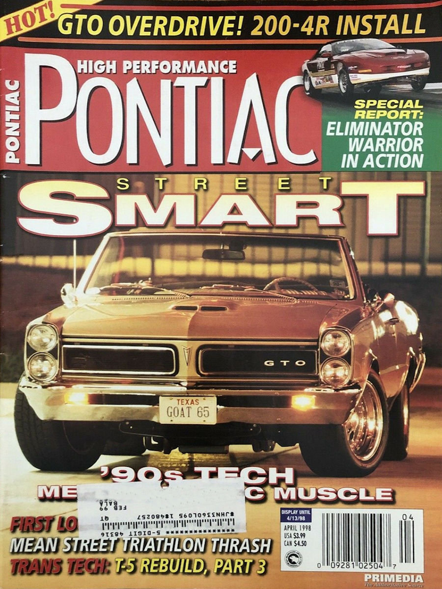 High Performance Pontiac Apr April 1998