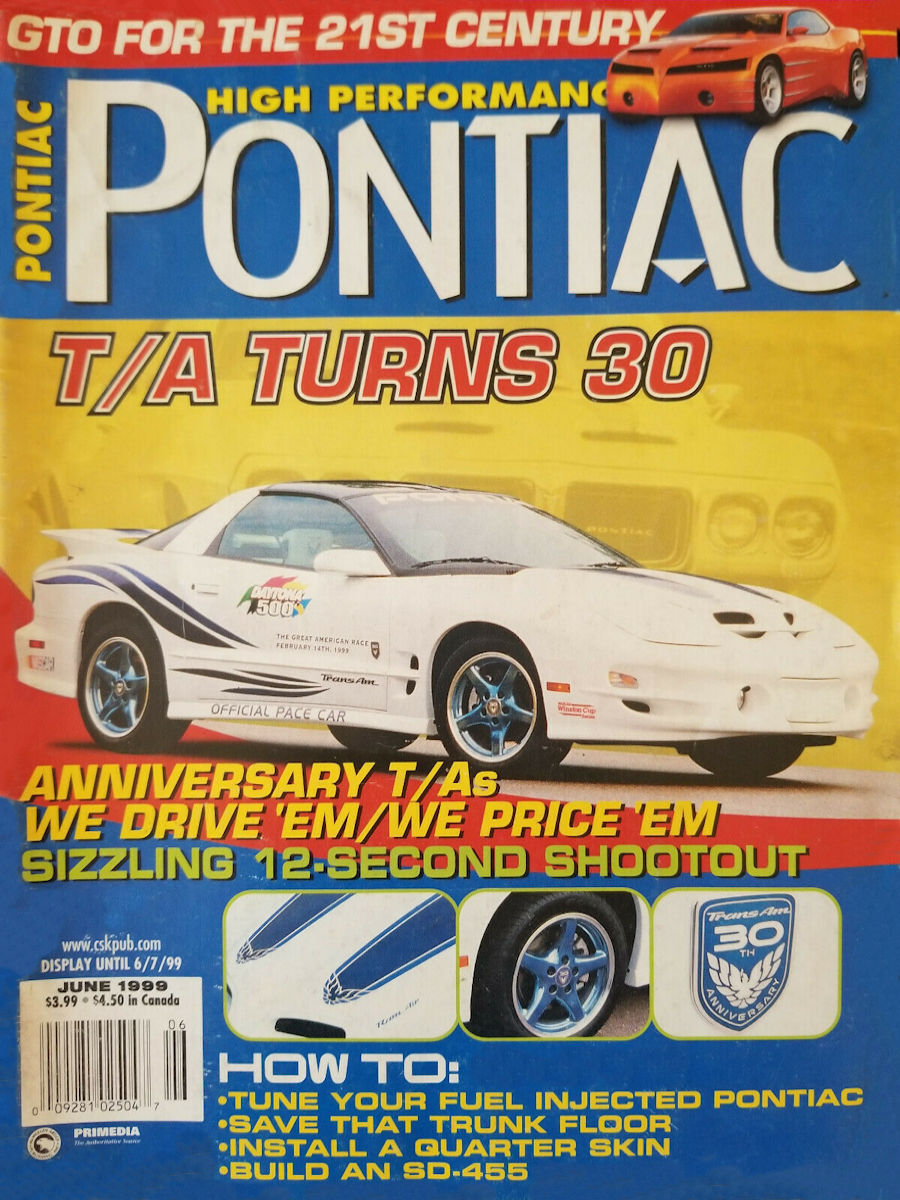 High Performance Pontiac Jun June 1999