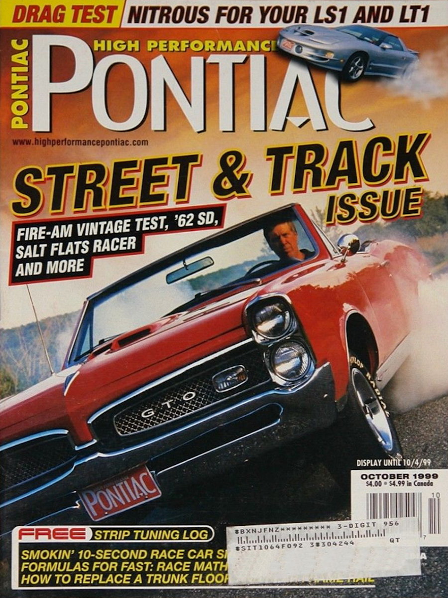 High Performance Pontiac Oct October 1999
