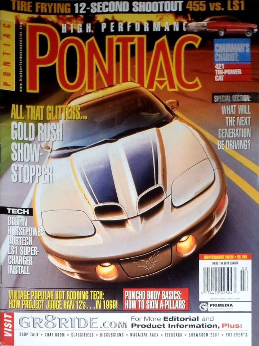 High Performance Pontiac Feb February 2001