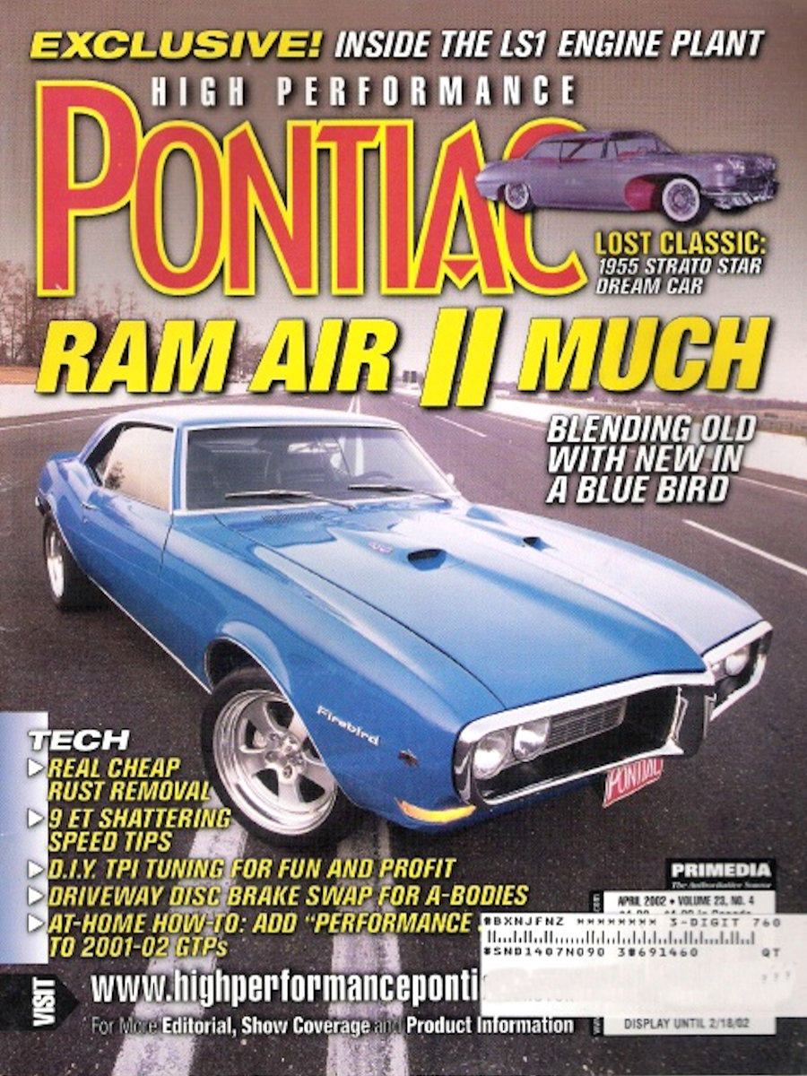 High Performance Pontiac Apr April 2002
