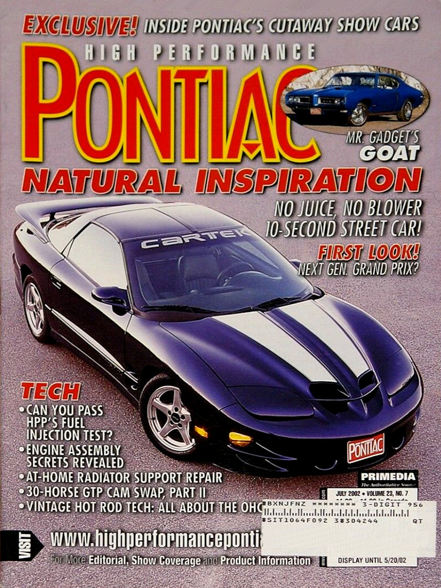 High Performance Pontiac Jul July 2002