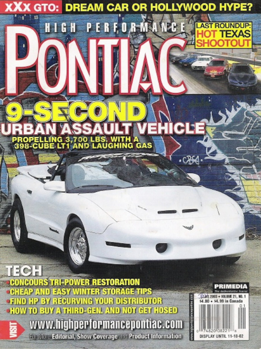 High Performance Pontiac Jan January 2003