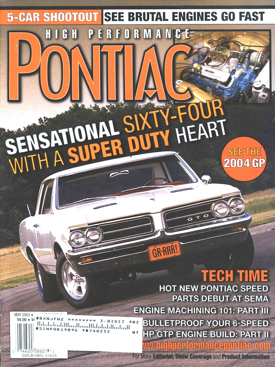 High Performance Pontiac May 2003