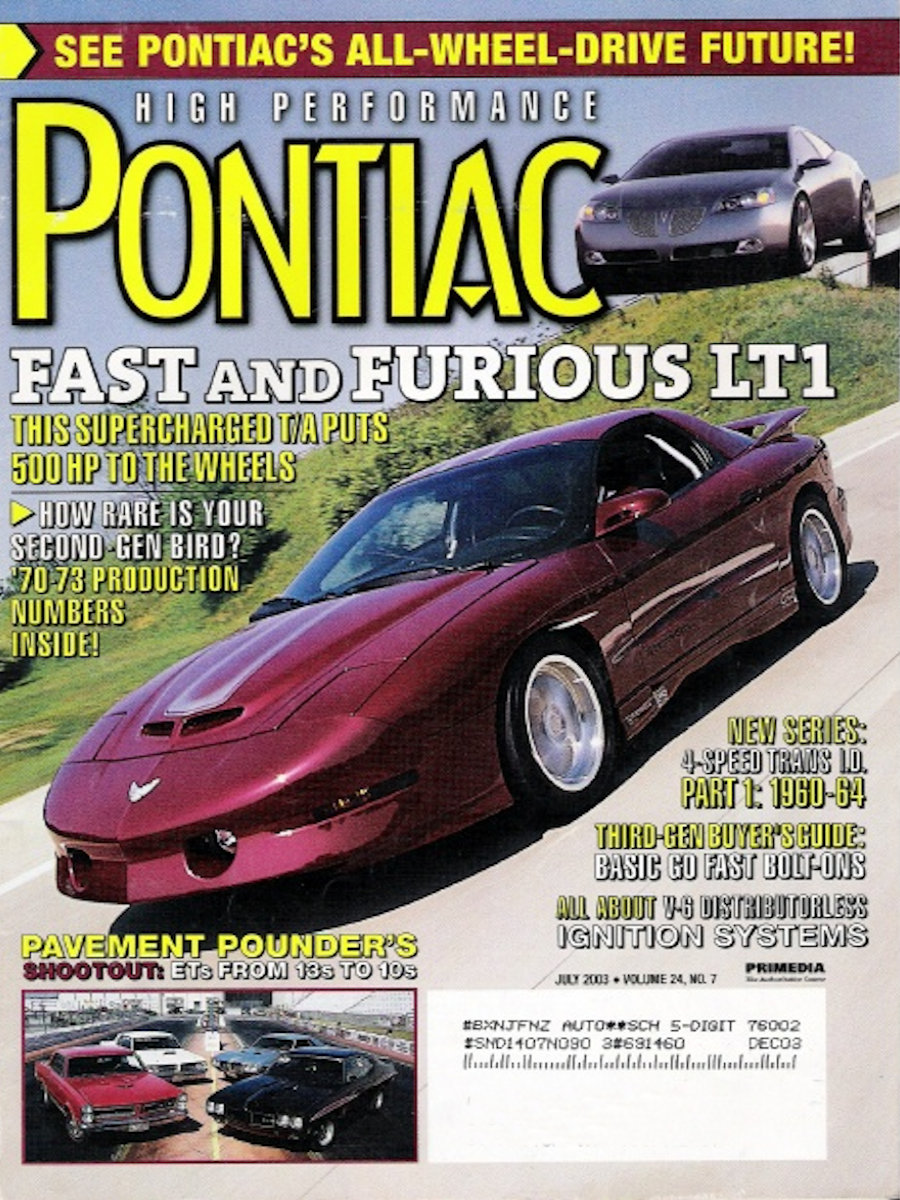 High Performance Pontiac Jul July 2003