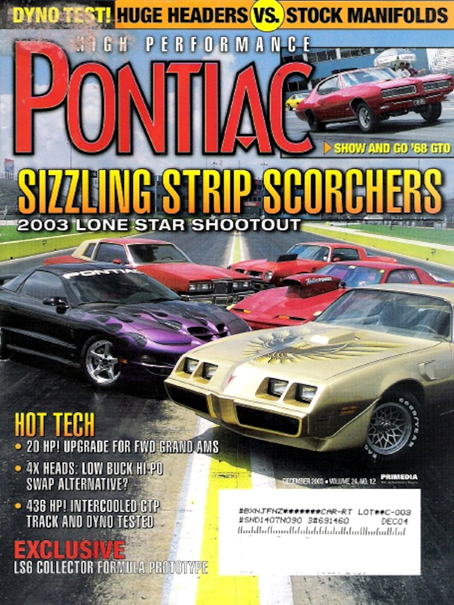 High Performance Pontiac Dec December 2003