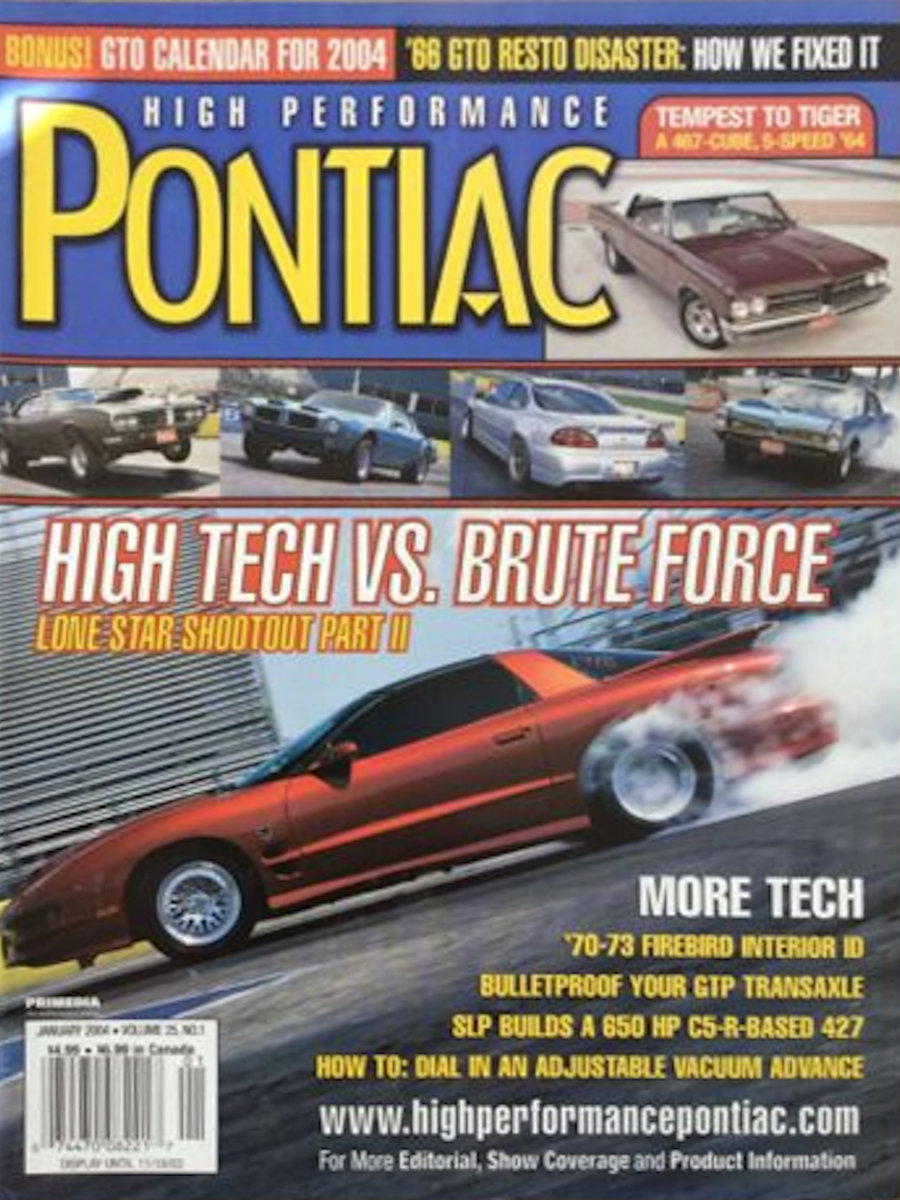 High Performance Pontiac Jan January 2004