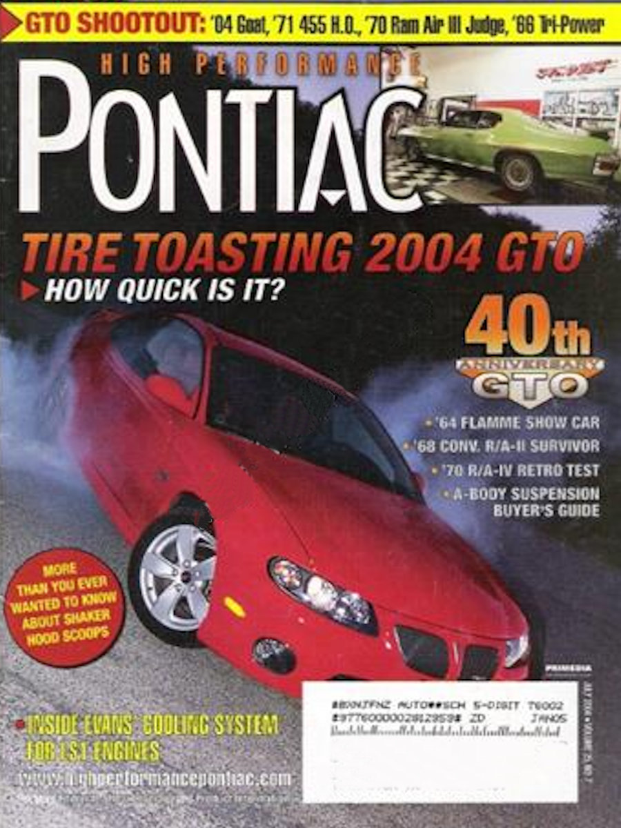 High Performance Pontiac Jul July 2004