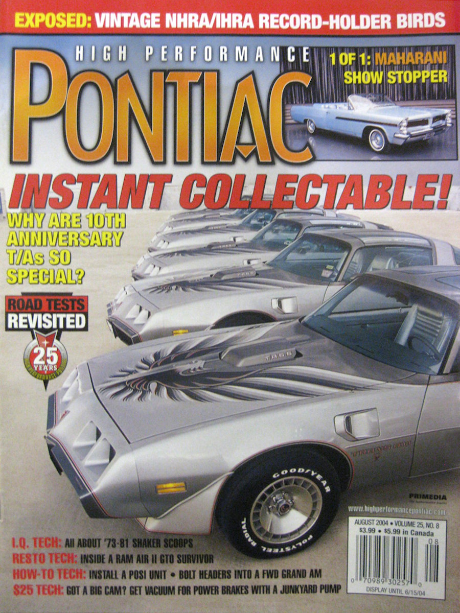 High Performance Pontiac Aug August 2004