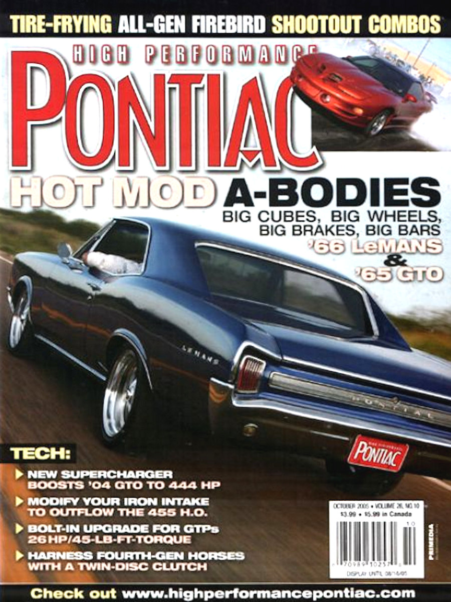 High Performance Pontiac Oct October 2005