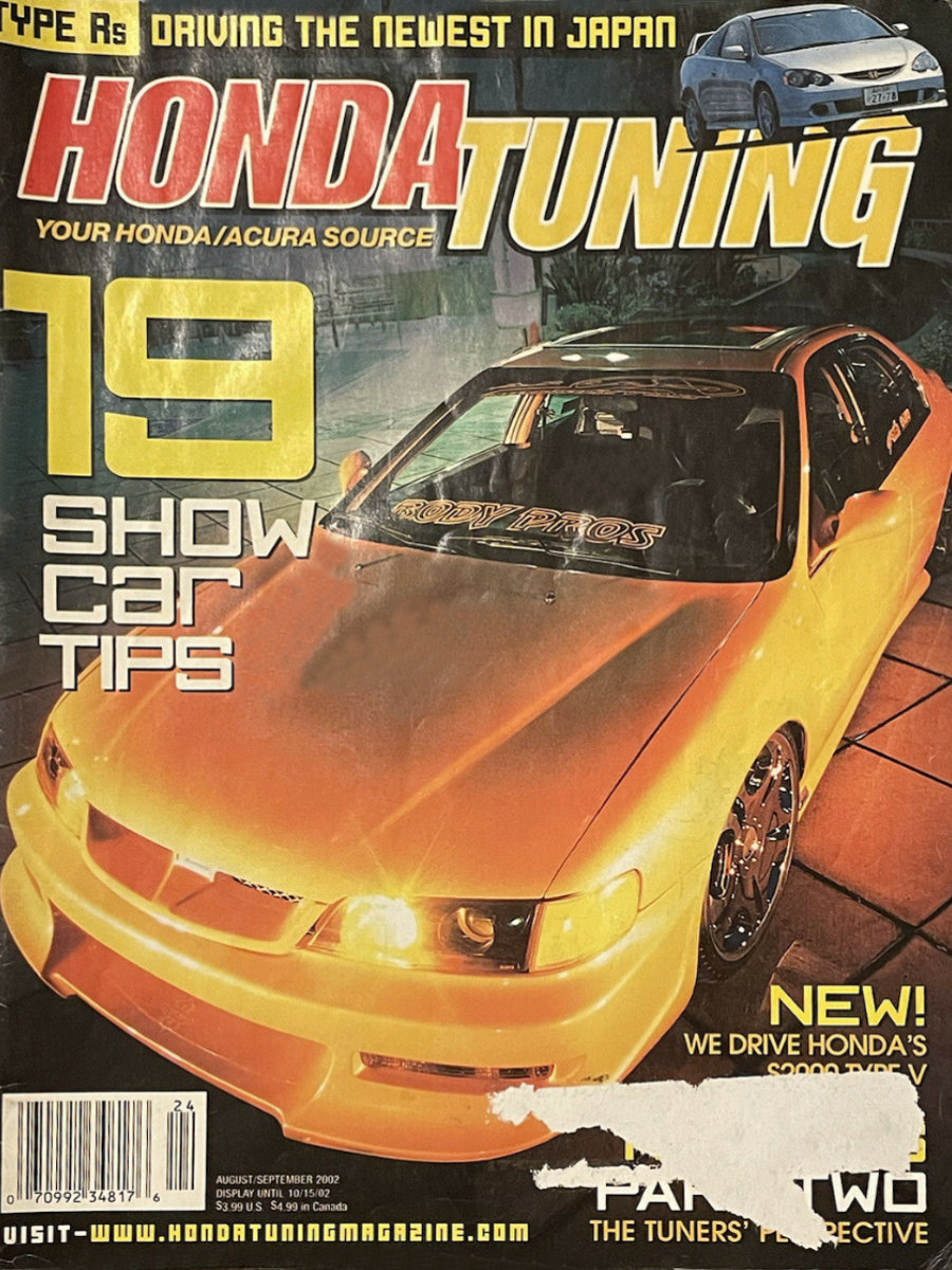 Honda Tuning Aug August Sept September 2002