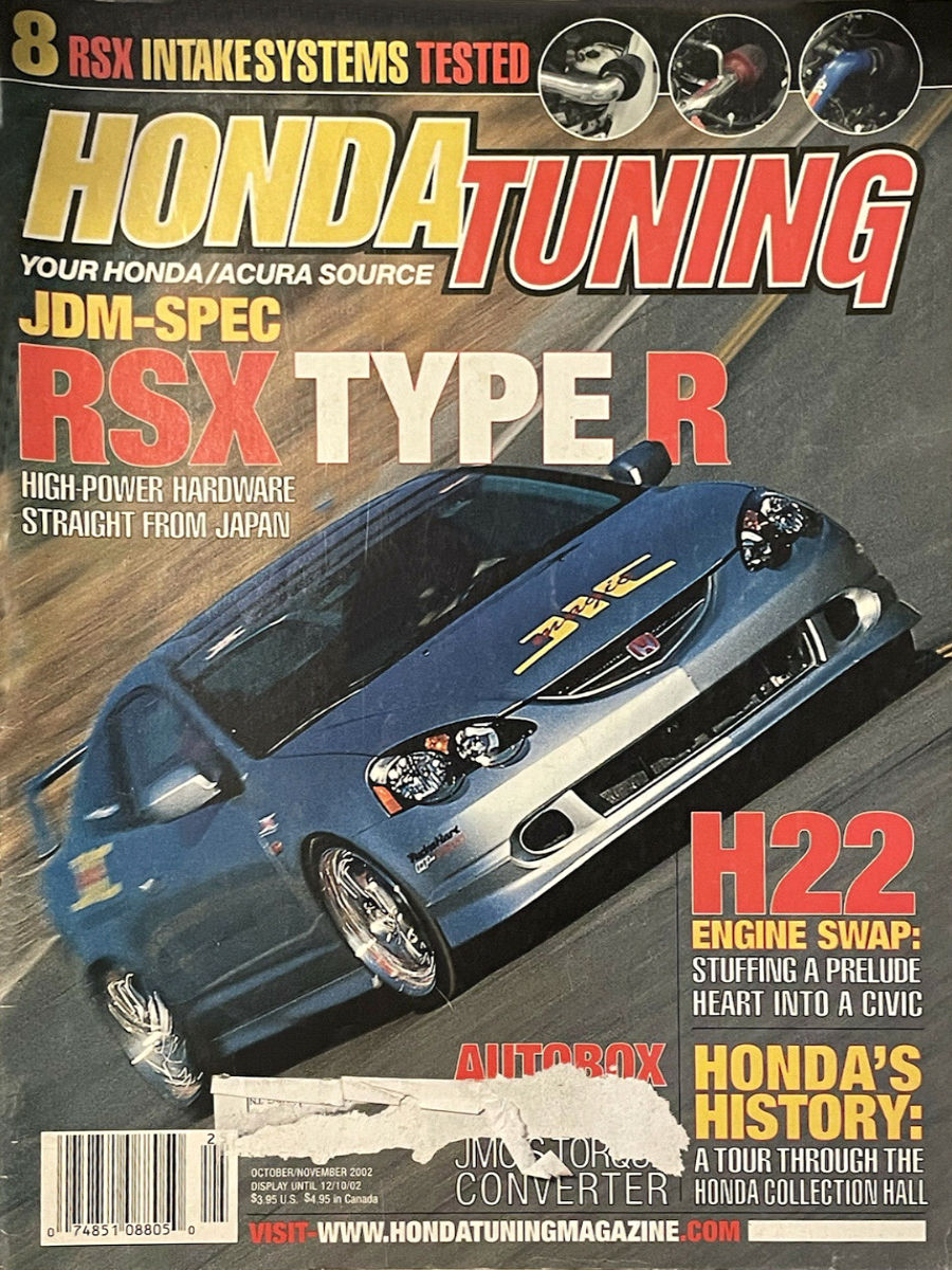 Honda Tuning Oct October Nov November 2002