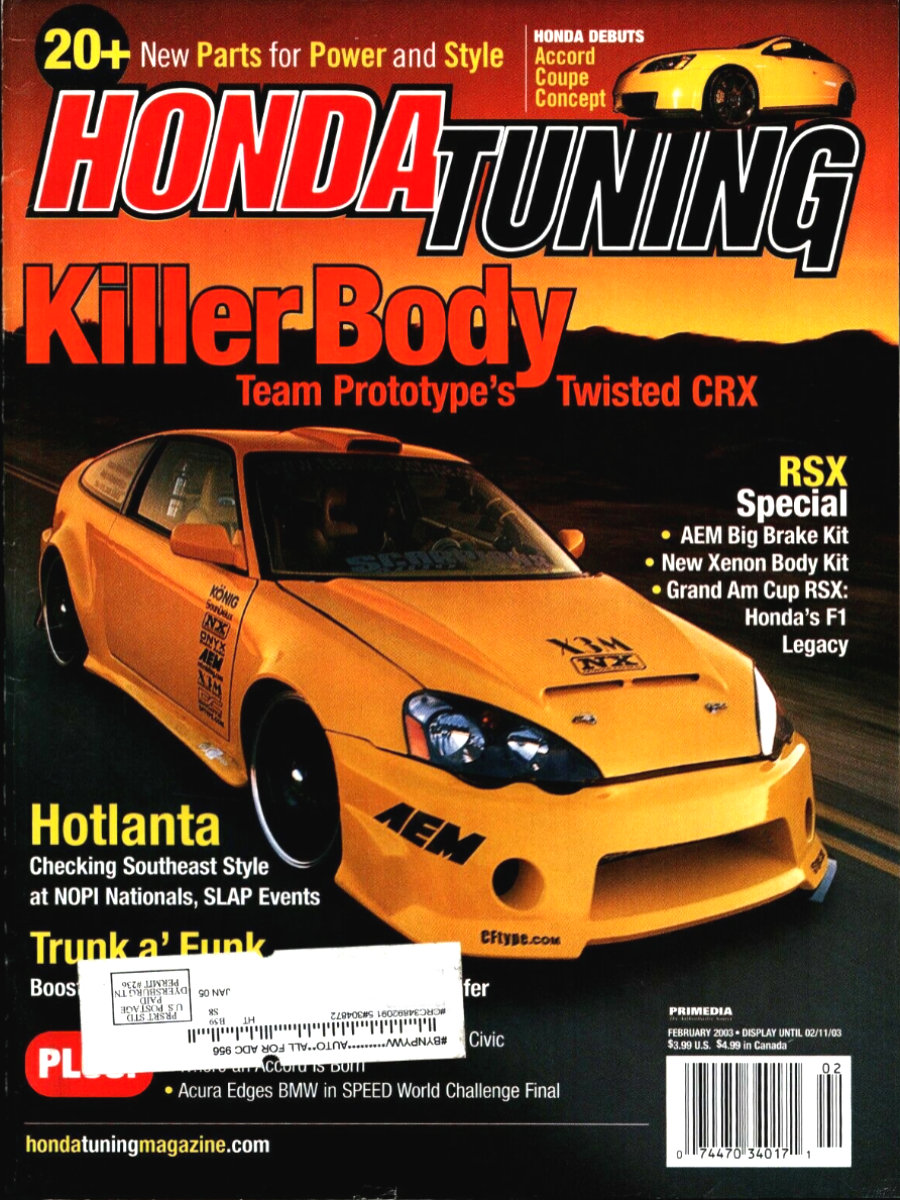Honda Tuning Feb February 2003