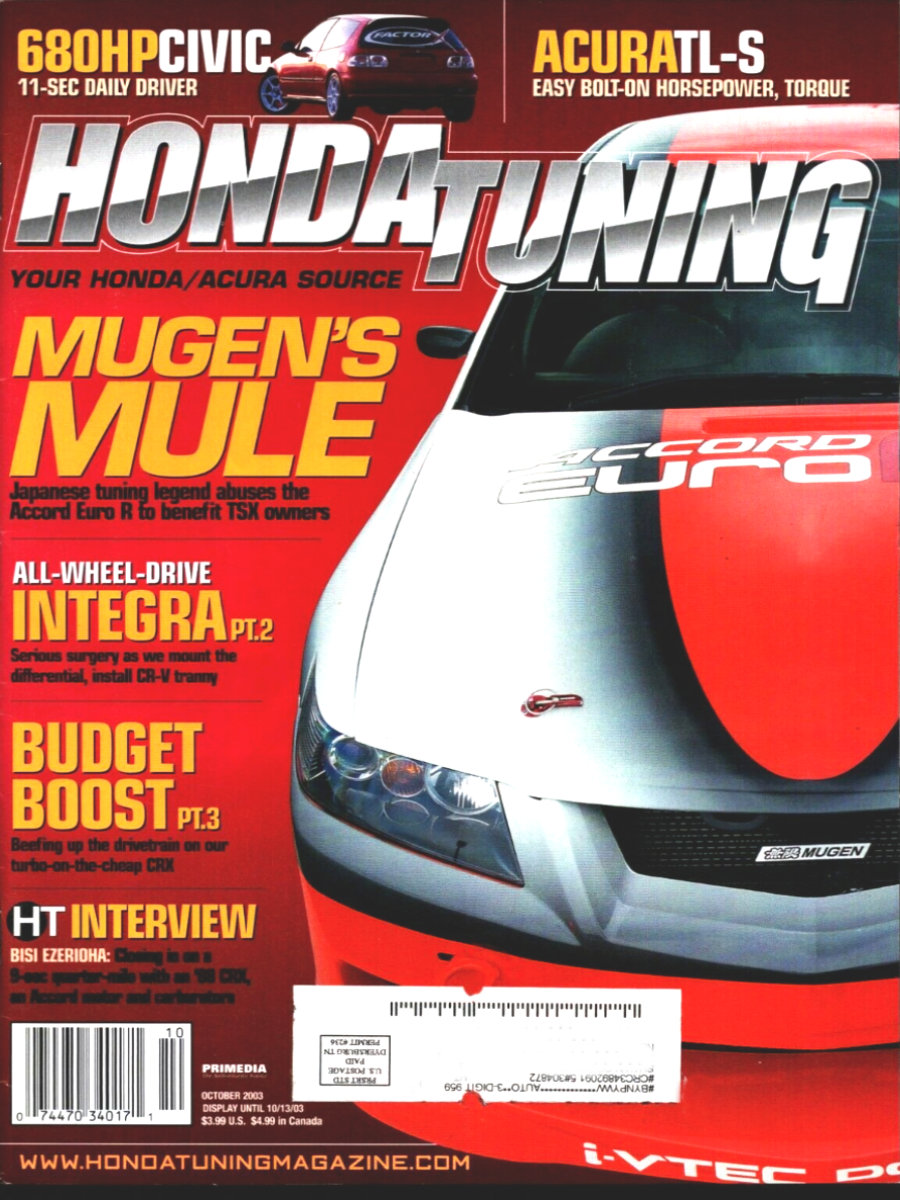Honda Tuning Oct October 2003