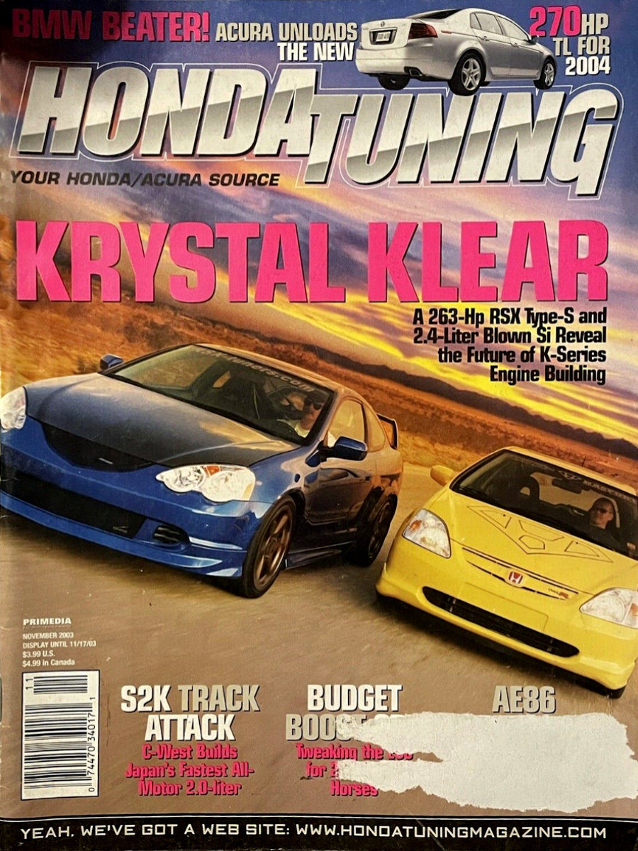 Honda Tuning Nov November 2003
