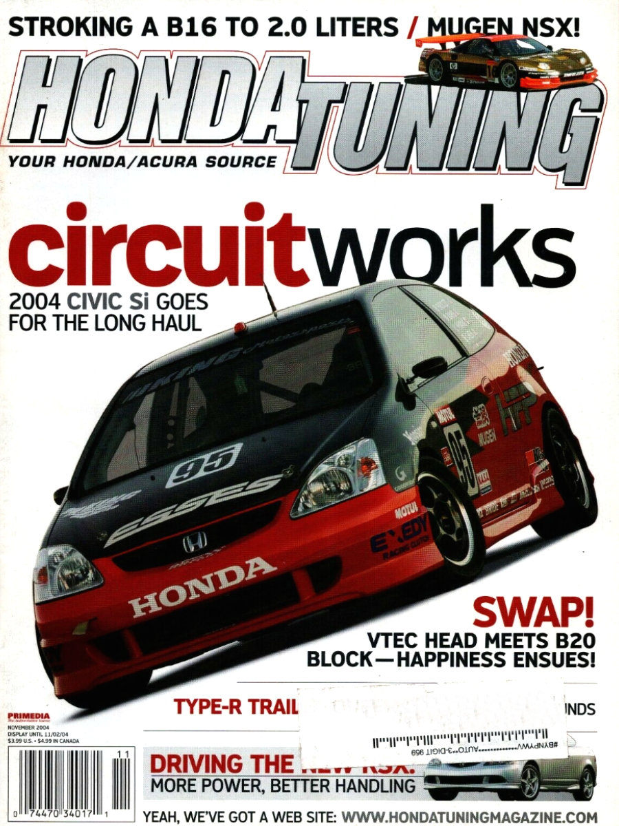 Honda Tuning Nov November 2004